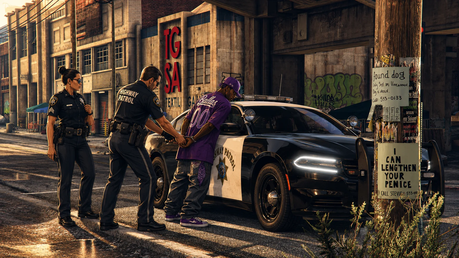 Arrestation menée par les forces de l’ordre